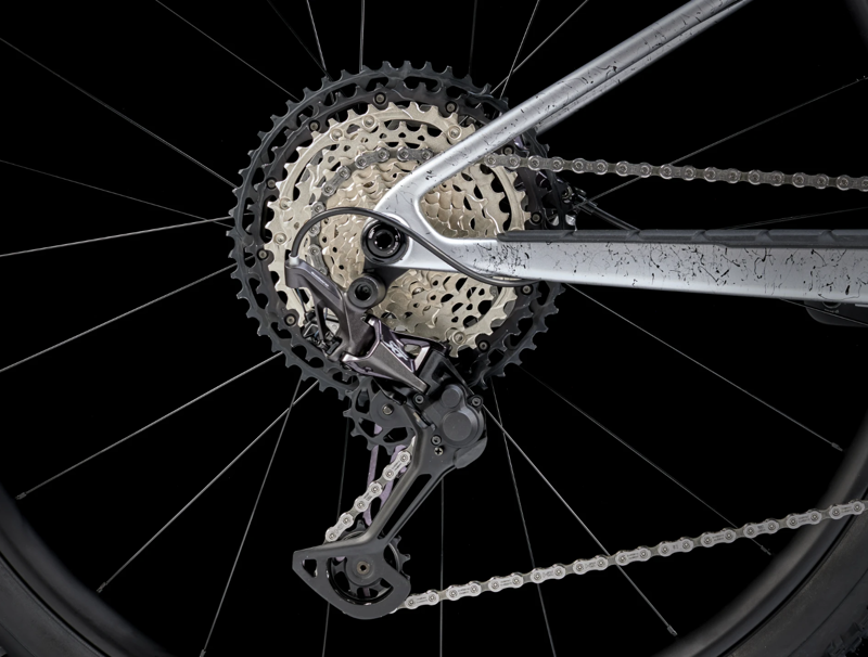 Trek Supercaliber SLR 9.8 XT Full Suspension Mountain Bike 2024 in Argent Drizzle-3